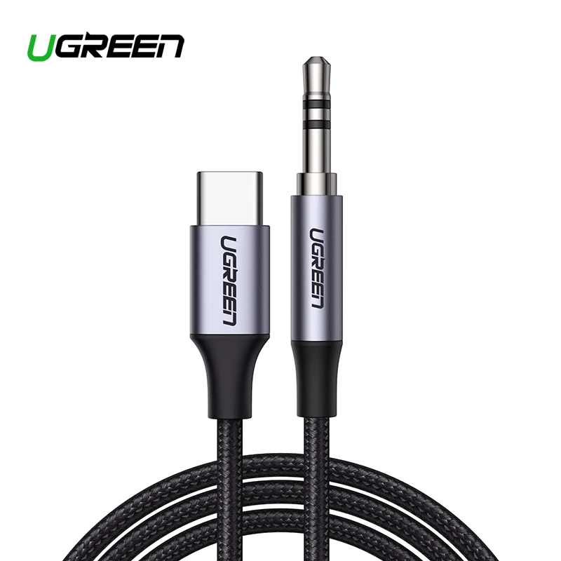 

Ugreen USB C to 3.5mm AUX Headphones Type C 3.5 Jack Adapter For Xiaomi Mi 6 8 9 SE Oneplus 7 pro Huawei P30 Mate 20Audio Cable