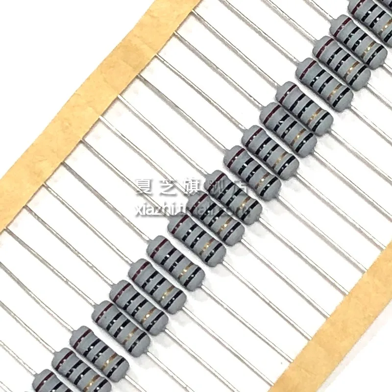 Wirewound Resistor 50pcs 1W Wire-wound Fuse Resistance Accuracy 5% 10 20 22 33 39 47 51 56 68 100 Ohm Wire Wound Resistor 10R 20R 22R 33R 39R 47R
