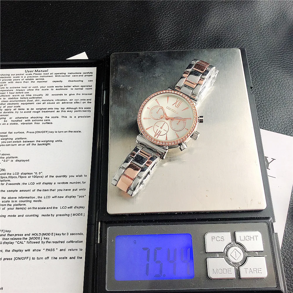 CONTENA модные красивые Кварцевые часы Женские часы из нержавеющей стали reloj mujer красивые роскошные часы-браслет женские часы