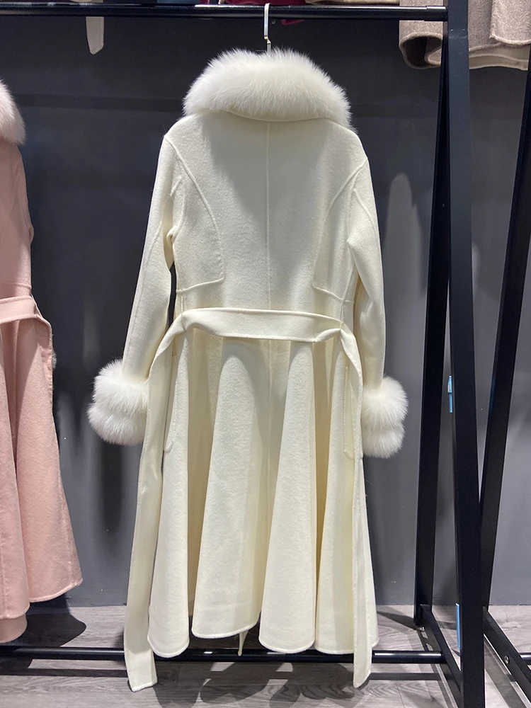 Hot Sale Women Fashion Winter Handmade Double Side Woolen