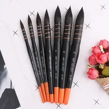 Деревянная ручка белка волосы художественная краска Акварельная кисть художественные принадлежности для рисования LX9A