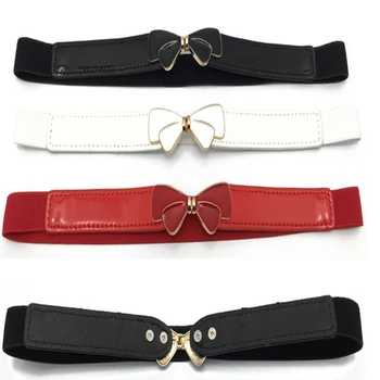 

Bow Belt Cummerbunds With Buckle Belts Thin Elastic Cummerbund For Dress Pants Apparel Accessories Cinturon Mujer Women Belts