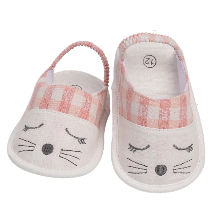 [Simfamily]/ хлопковые тапочки для малышей; обувь для новорожденных; Летние Мягкие стильные тапочки для мальчиков и девочек; тапочки на мягкой подошве с рисунком - Цвет: NO5