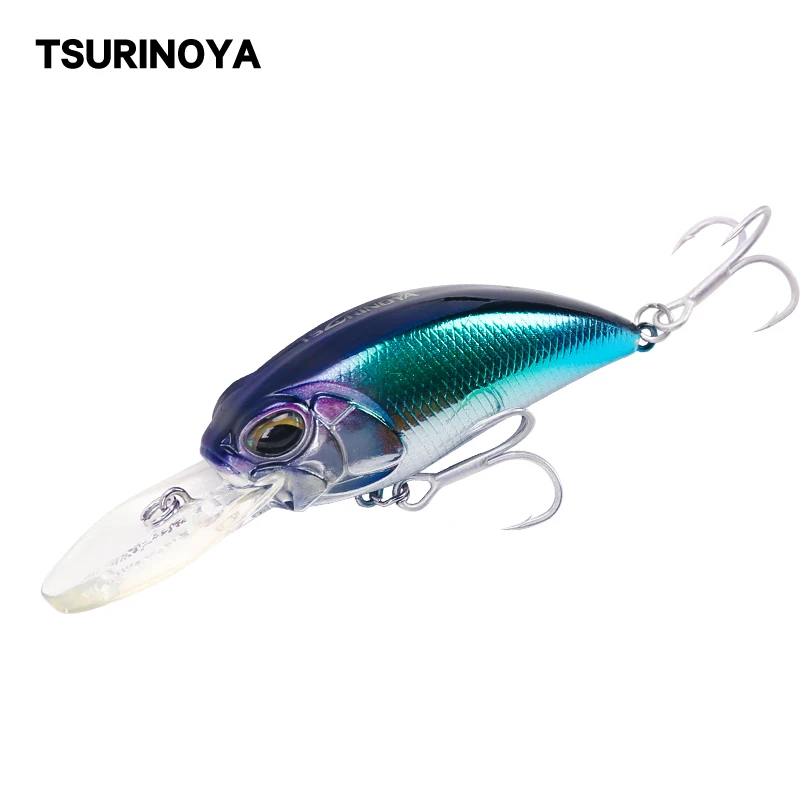 TSURINOYA приманка для рыбалки DW32 кривошипы 60 мм 16 г глубина 2 5 3 м плавающая