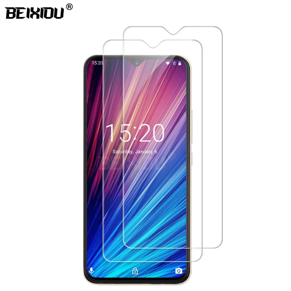 2 шт Полное закаленное стекло для UMIDIGI F1 Play защита экрана 2.5D 9h защитная пленка |