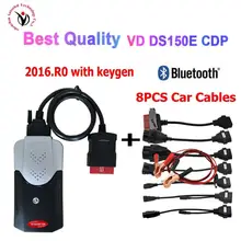 Hot!! 2013.R1 TCS cdp pro plus (cars and trucks)with bluetooth and keygen diagnostic tools+ full set 8 car cables- free shipping