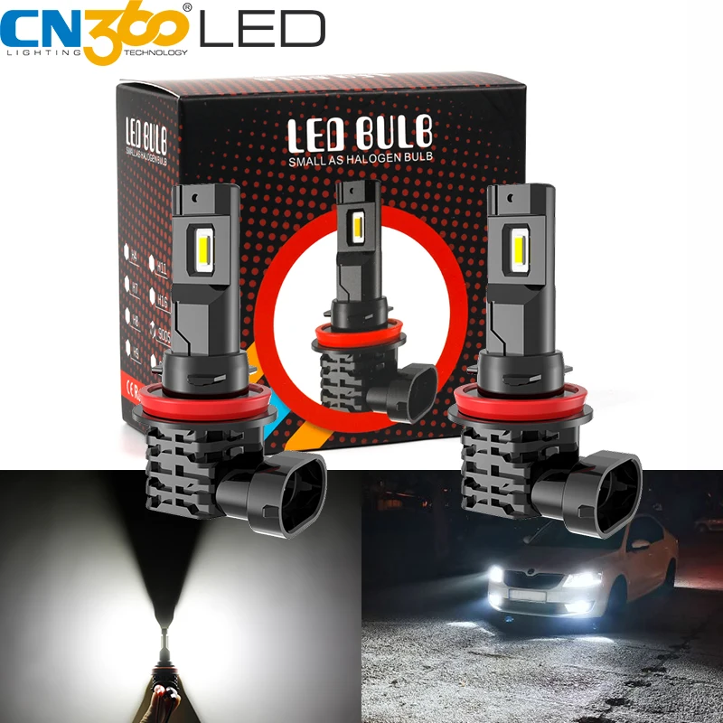 2 шт. Автомобильные светодиодные лампы H11 H8 H9 25 Вт 6500 К 12 В|headlight bulb|car headlight bulbscar |