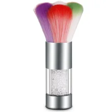 Средство для удаления пыли для ногтей щетка для чистки пыли щетка для маникюра Румяна Кисть мягкая щетина мягкая в настоящее время доступна