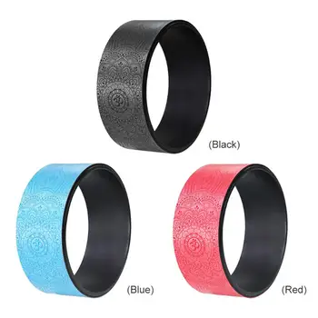 

Practical Anti-slip Yoga Wheel PU Rubber Yoga Circle Full Body Back Training Tool Fitness Workout Bodybuilding Accessories