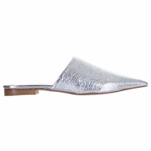 Rebecca Minkoff Сабо Sara in Pelle Laminata, A Punta, Argento(37 EU