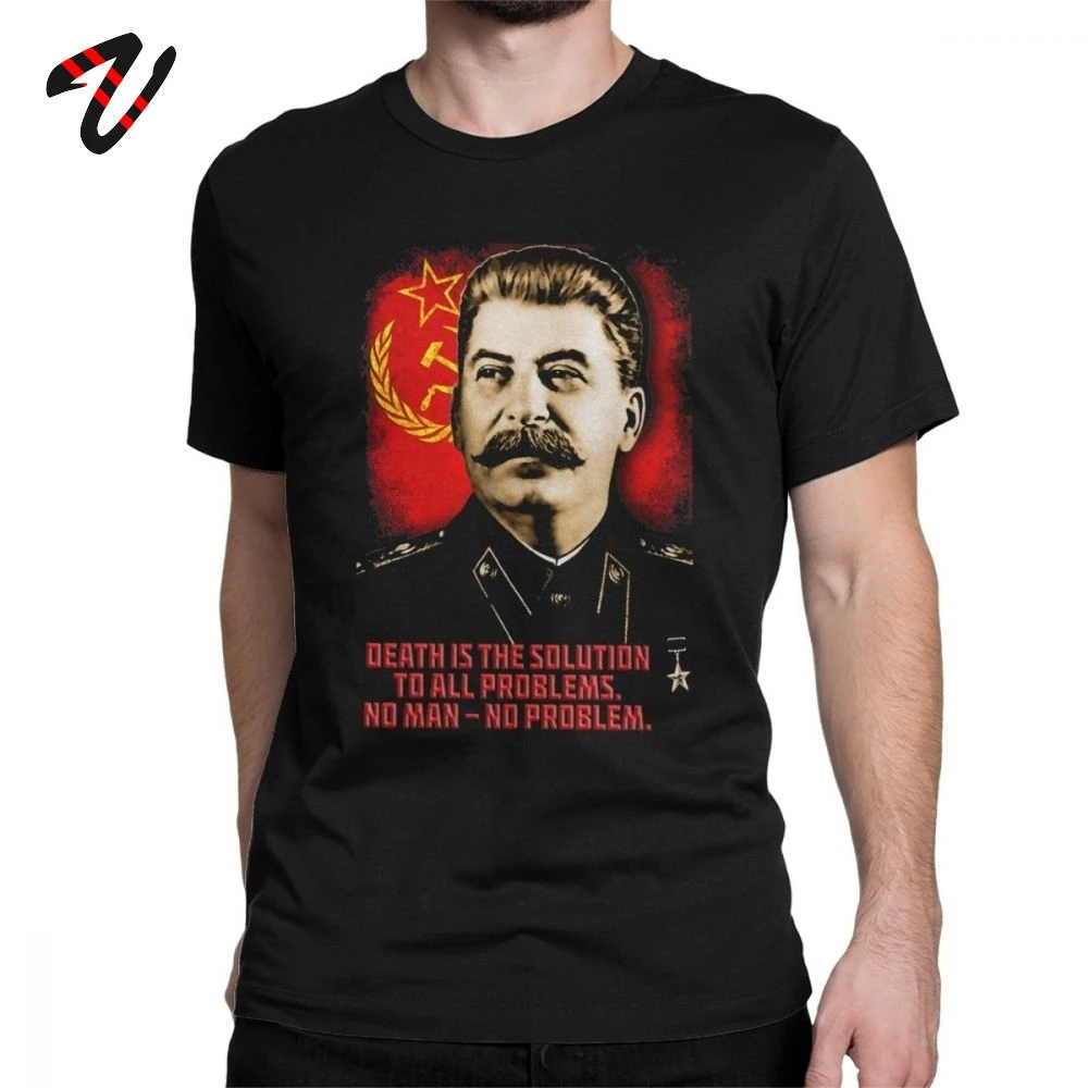 

Men USSR Communist Tshirt Allied Nations Joseph Stalin T-Shirt Russia Cotton Men's Tee Shirt Short Sleeve T Shirt Best Gift Tops