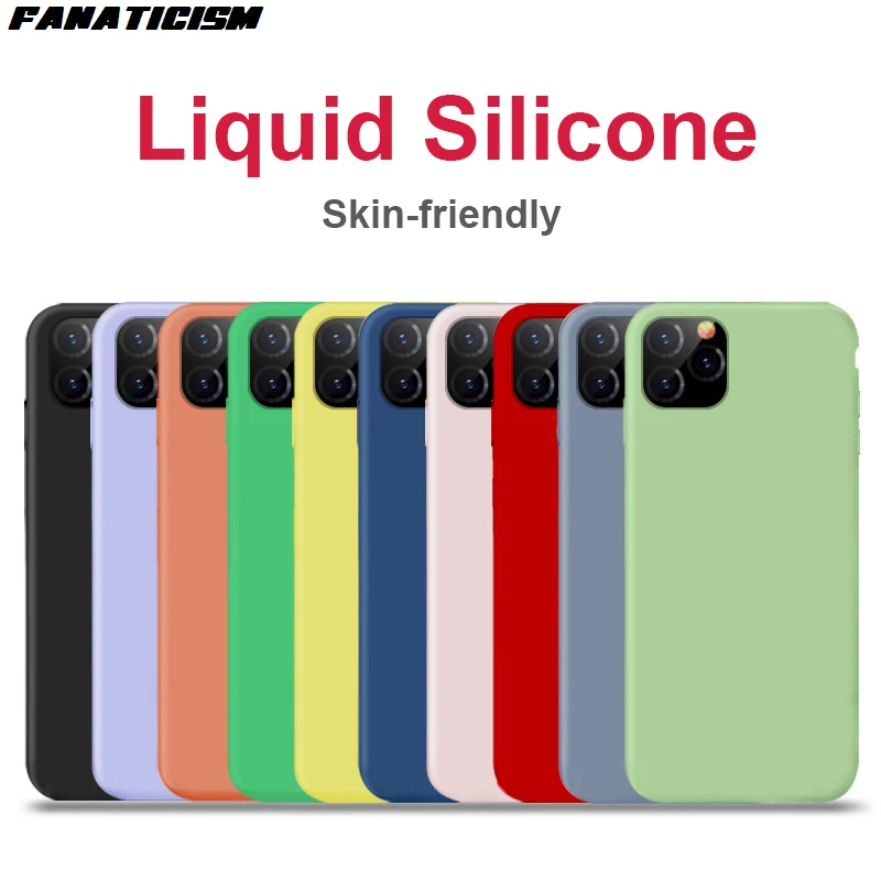 300 шт чехол для телефона s для iPhone 7 8 Plus 6s Plus, жидкий силиконовый чехол Fundas для iPhone 11 Pro XS Max XR, защитный чехол