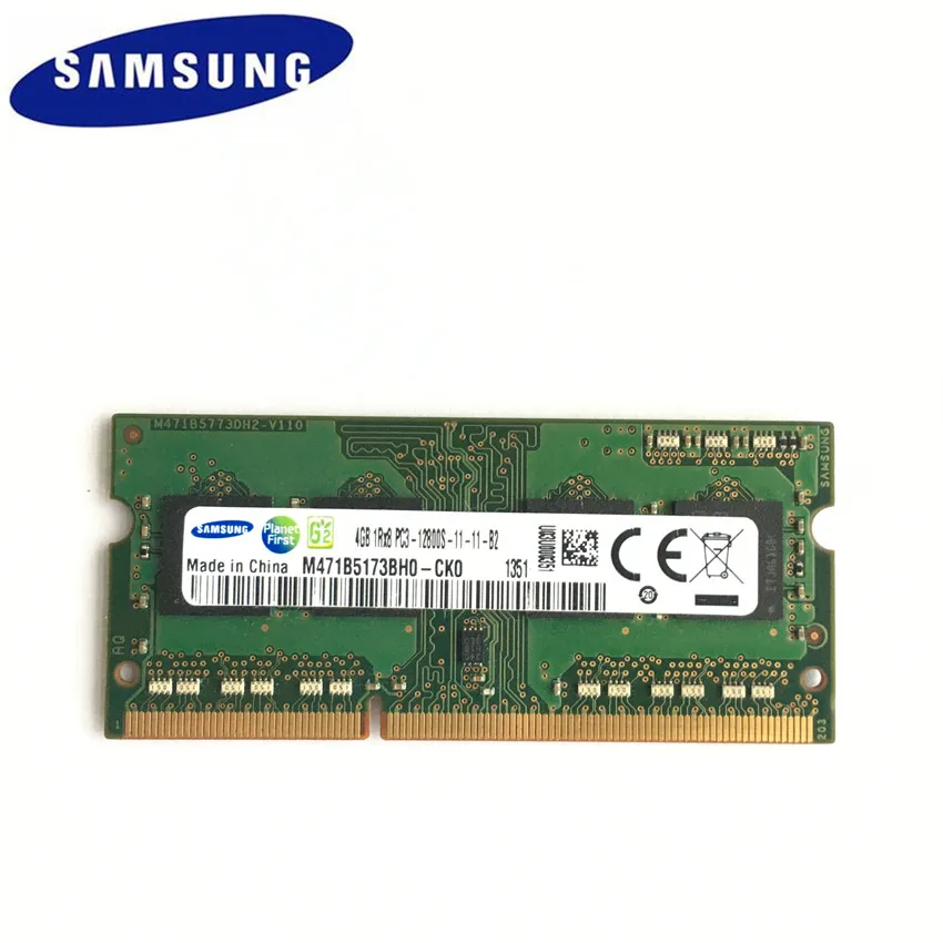 SAMSUNG 4G 1RX8 2RX8 PC3 12800S DDR3 1600 МГц 4 Гб памяти ноутбука 4G PC3 12800S 1600 МГц модуль ноутбука SODIMM ram