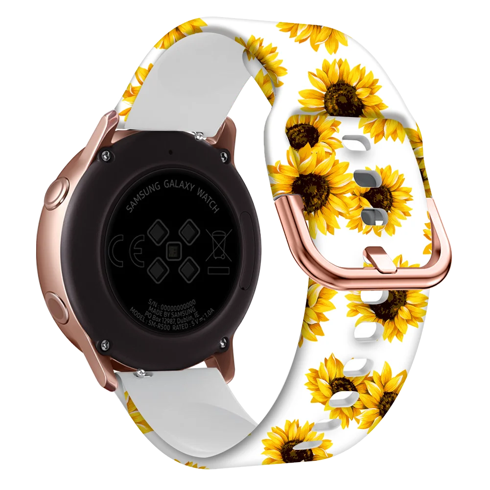 Premium 20mm Silicone Sport Watchband