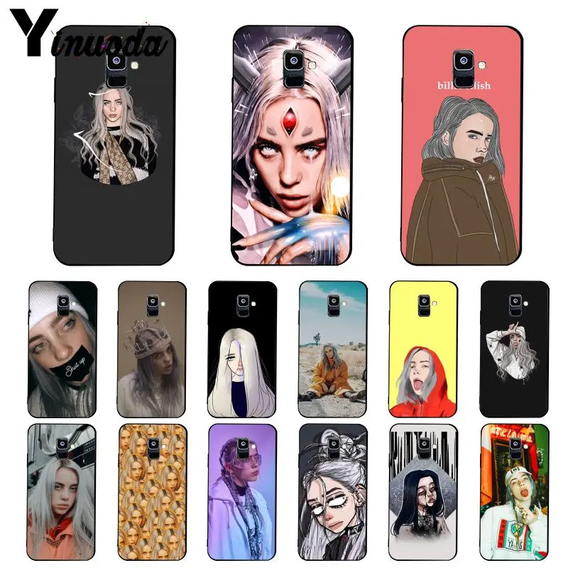 

Yinuoda Billie Eilish 13 Girl Phone Case For Samsung Galaxy A7 2018 A50 A70 A8 A3 A6 A6Plus A8Plus A9 2018