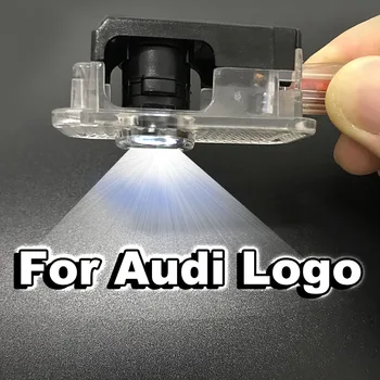 

2-40pcs For Audi Logo LED Car Door Light For A1 A3 TT S4 S5 S6 C5 C6 B5 B6 B7 R8 S3 S4 SQ5 Emblem Shadow Courtesy Projector Lamp
