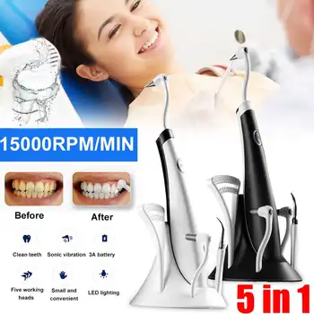 

Electric Ultra-Sonic Acoustic Dental Vibration Tooth Cleaner Scaler Tooth Calculus Remover Teeth Stains Tartar teeth Whitening