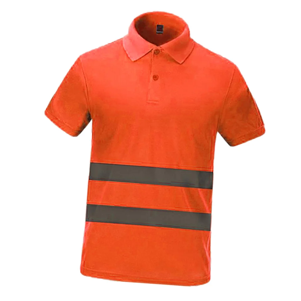 Hi Vis T Shirt Reflective Safety Short Sleeve HIGH Visibility