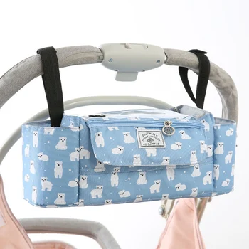 

Multifunctional Mummy Diaper Nappy Bag Baby Stroller Hanging Bag Portable Backpack Designer Nursing Bag for Baby Care