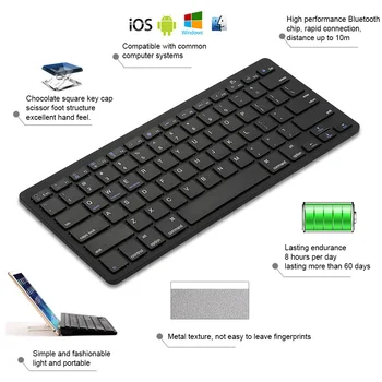 

Wireless Bluetooth Keyboard Silent Office Home Tablet Phone Computer Universal Work Keyboard
