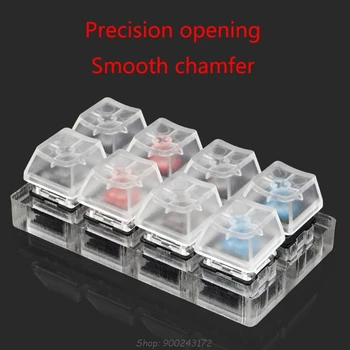 

8 Key Caps Testing Tool Cherry MX Switches Keyboard Tester Kit Clear Keycaps Sampler PCB Mechanical Keyboard S25 20 Dropship