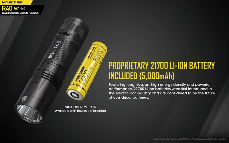 NITECORE R40 V2 Wireless Charging Flashlight (15)