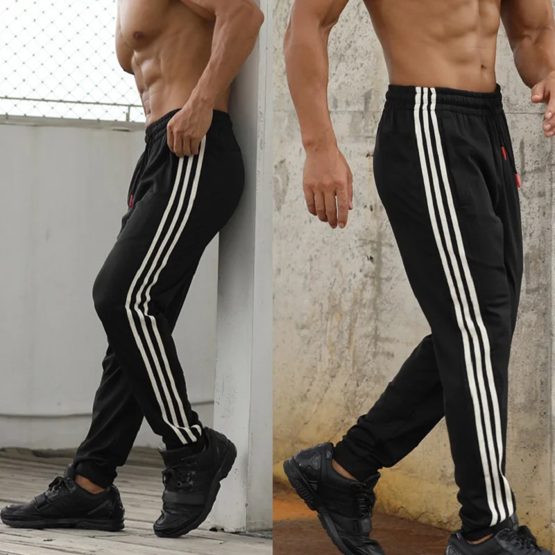 Мужские спортивные штаны для бега с карманами на молнии, спортивные штаны для бодибилдинга, баскетбольные тренировочные брюки, тренировочные брюки для спортзала, мужская одежда