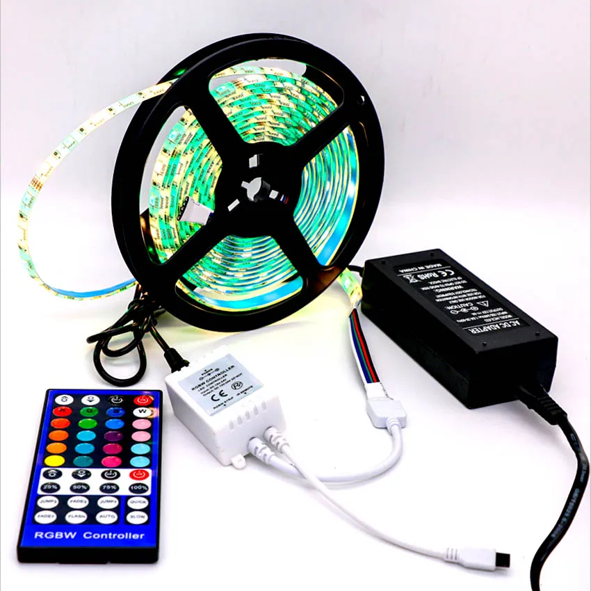 40Key RGB белый RGBW Пульт дистанционного управления DC 12 В 24 В ИК-лента с диммером RGB светодиодный контроллер RGBW RGBWW Светодиодная лента управления Лер