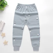 Детские базовые штаны из чистого хлопка с индивидуальным рисунком; цветные подштанники с принтом для мужчин и женщин; Детские пижамные штаны; C-25