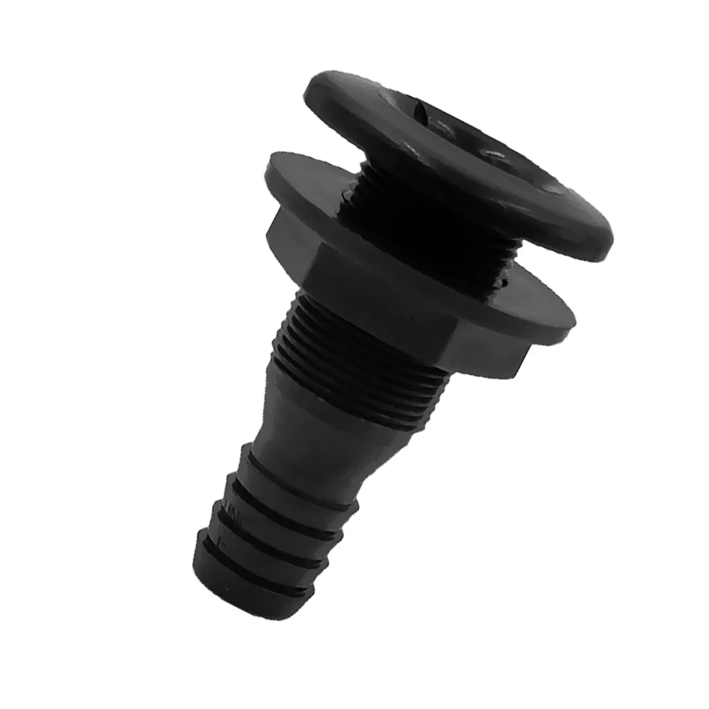 New Boats Accessories/Parts ABS Plastic Thru Hull Connection Fitting 3/4 Inch Hose with Stainless Steel Covered