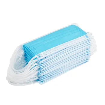 

50pcs Disposable Face M/Ask 3-Ply Protective Non-Woven Disposable Elastic Mouth Soft Breathable Hygiene Safety Face Ma/Sks