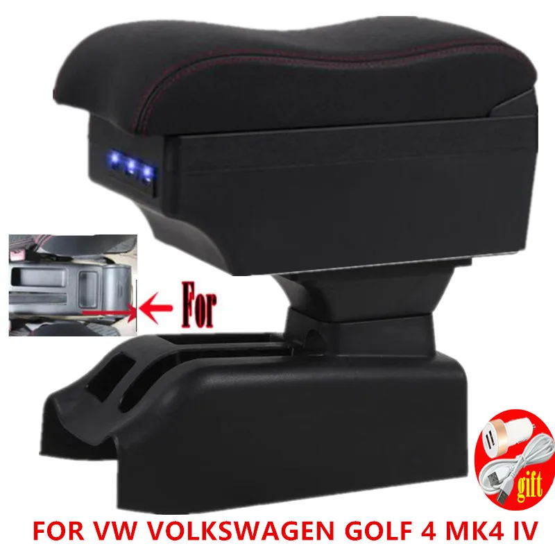 Автомобильный подлокотник для vw Volkswagen 1999 - 2004 Golf 4 IV Jetta Bora MK4 аксессуары салона