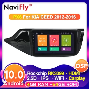 

Navifly voice control Android For KIA Cee'd CEED JD 2012-2016 IPS DSP 4G LTE Car multimedia video gps radio player No DVD 2 din