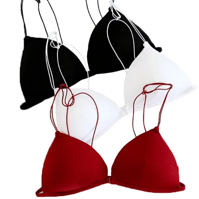 Front Closure Bras Women Sexy Sexy French girl beautiful back