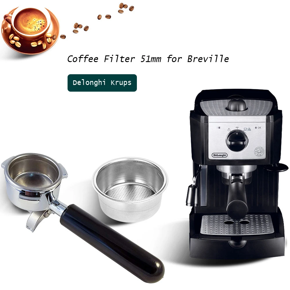 Кофемашина Breville Delonghi Krups высокого давления 4 шт. фильтрующая корзина капсула