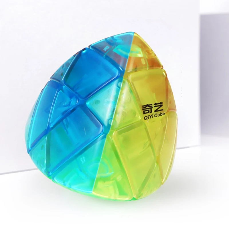 QIYI прозрачный кубик Mastermorphix 3x3x3 Zongzi Скорость для магической головоломки антистресс Neo Cubo Magico Детские шарики обучающие игрушки