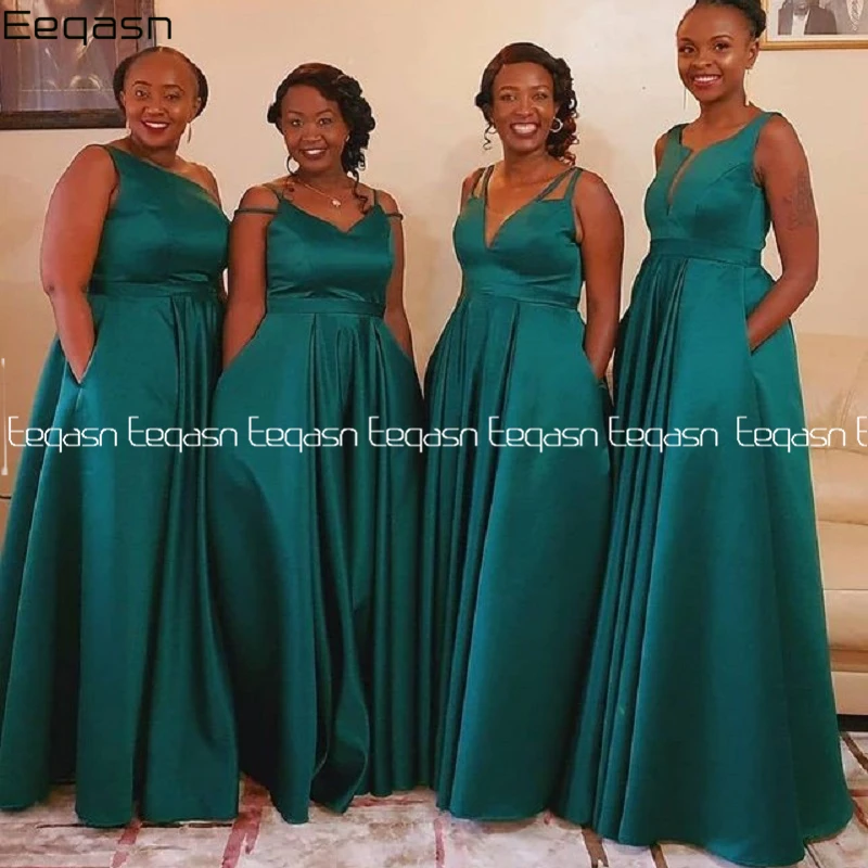 Emerald green bridesmaid dresses with Pockets Dresses Images 2022
