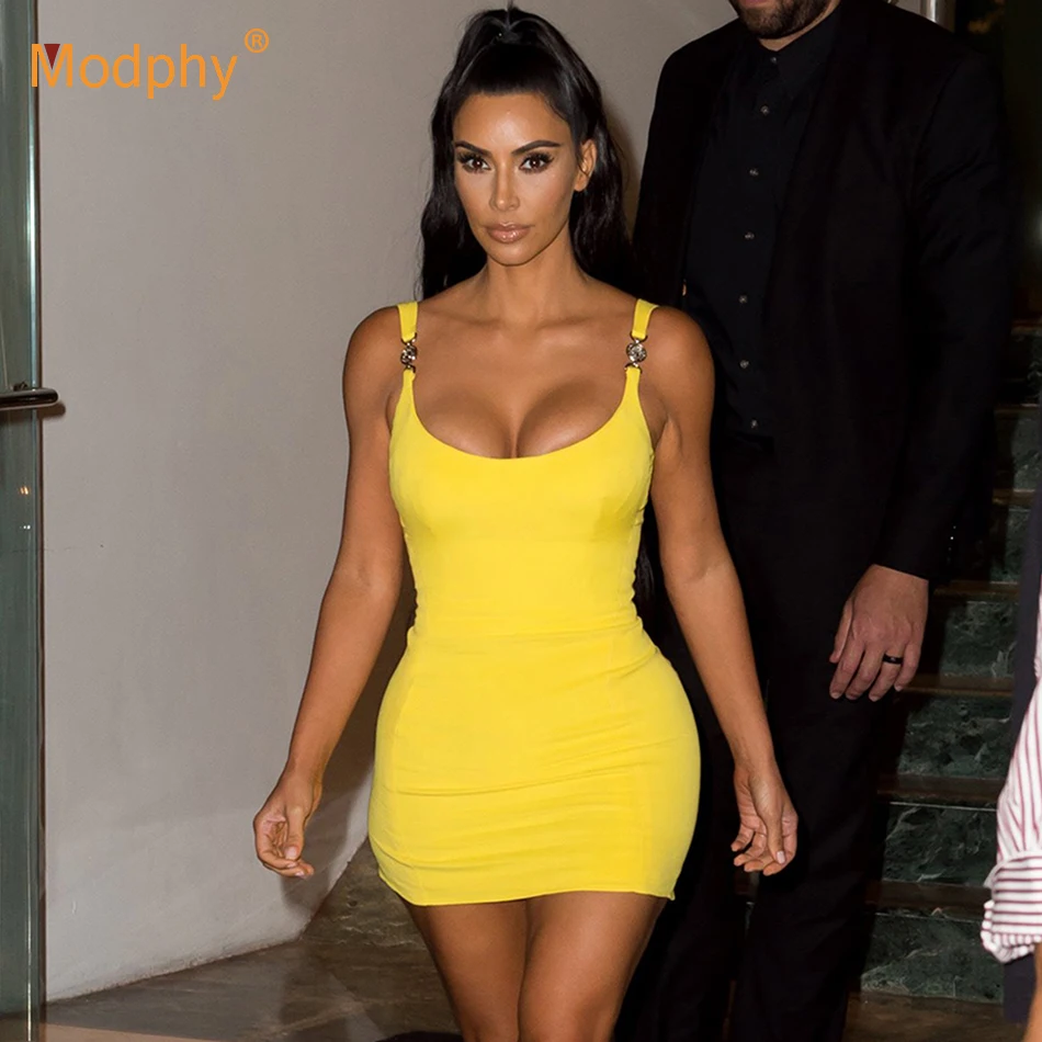 yellow dress sexy
