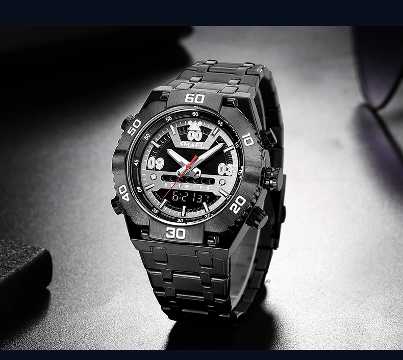 SMAEL Watch Male 2021 Sports Digital Watches Men Waterproof Steel Military Quartz Watch For Men Wristwatch Relogio Masculino SMAEL Watch Male 2021 Sports Digital Watches Men Waterproof Steel Military Quartz Watch For Men Wristwatch Relogio Masculino