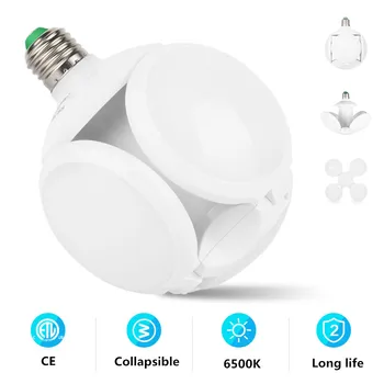 

UFO LampSuper Bright LED Folding Bulb E27 30W Football Modeling Lamp AC 85-265V LED Bulb Bubble Ball Bulb