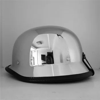 

Motorcycle Helmet Half Face Vintage Retro German Scooter Men's Helmet Head Safety Protection Gear Motorbike Helmet DOT Approved