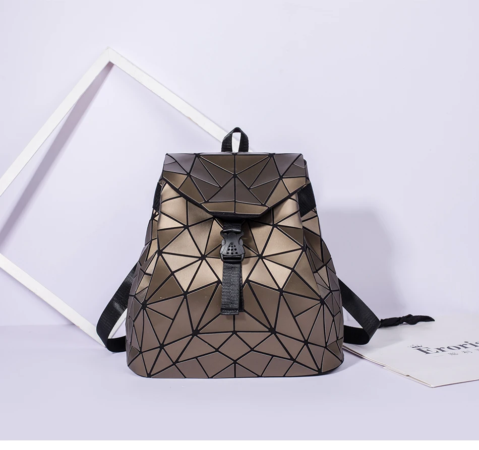 Женский рюкзак, школьная сумка для девочек-подростков, большой емкости, складной рюкзак с геометрическим рисунком, сумка для женщин
