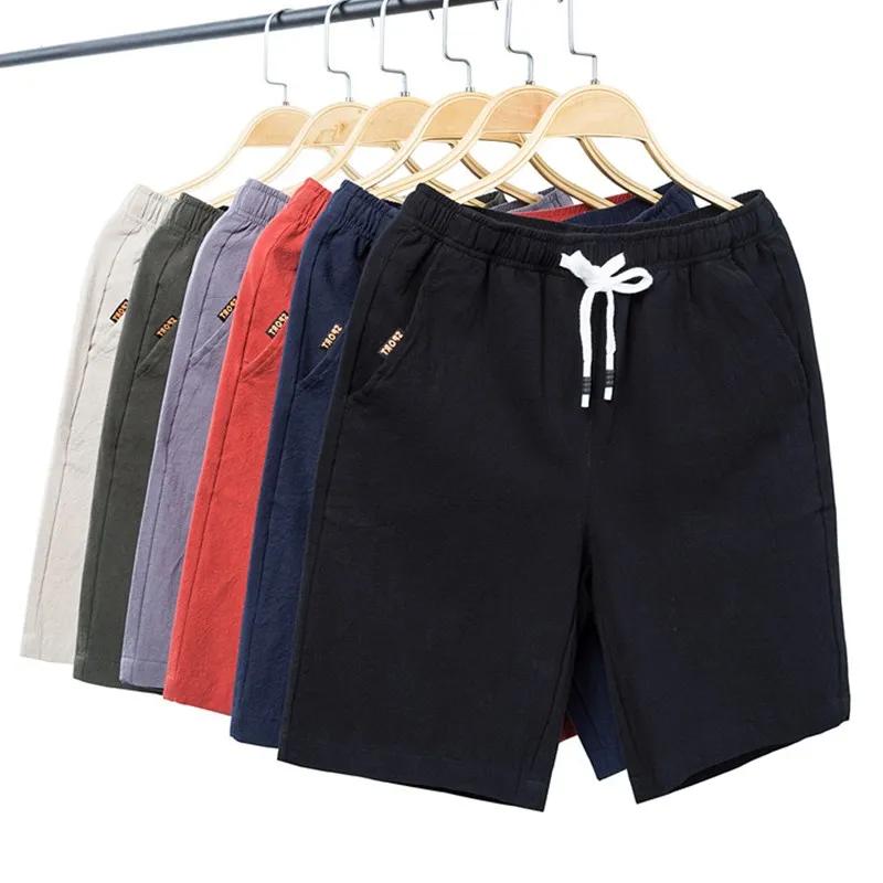 Новинка, мужские шорты,, повседневные пляжные шорты, качественные шорты с эластичной резинкой на талии, модный бренд, большие размеры 5XL
