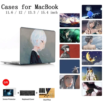 

Shell For MacBook 13.3 Inch With Touch Bar Keyboard Cover Laptop Notebook Case For Apple MacBook Air Pro Retina 11 12 15 A2159