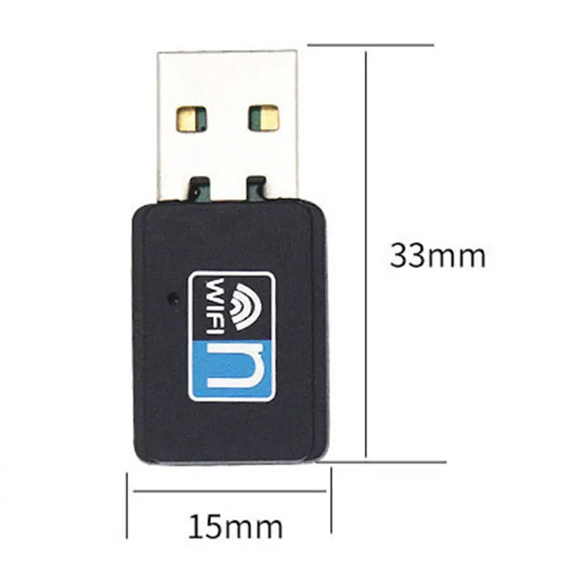 Wifi приемник адаптер 150 Мбит/с 2 4 ГГц мини USB2.0 сетевая карта внутренние антенны RTL8188