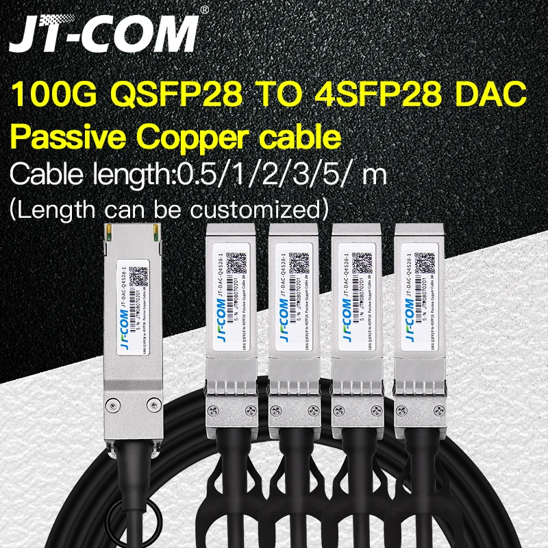 Кабель DAC QSFP28-4xSFP28 100/1/2/3/5 м 0 5 ГГц | Компьютеры и офис