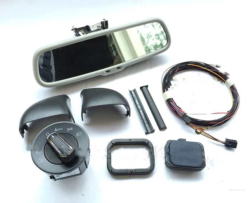 

Auto headlight switch+Rain Light Wiper Sensor+Anti Dimming Rear View Mirror For SKODA OCTAVIA YETI SUPERB