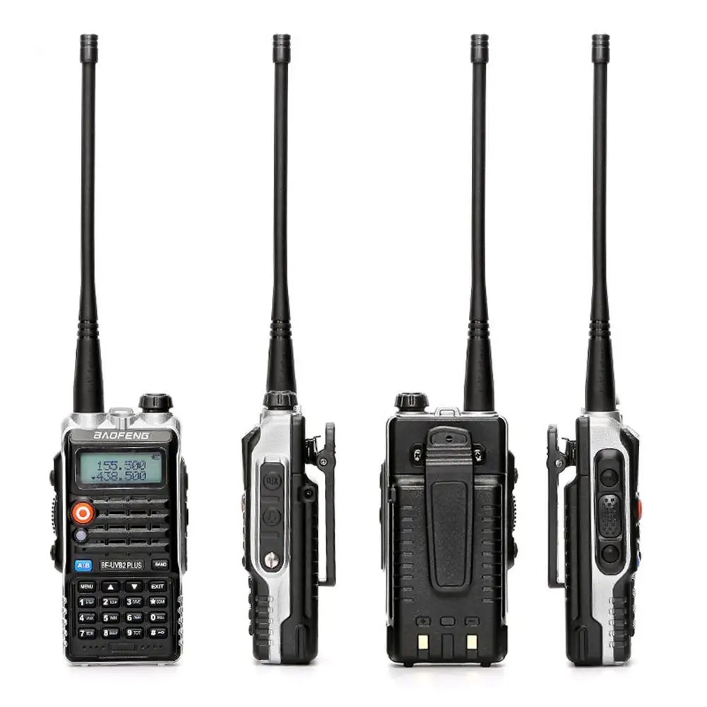 BF-UVB2PLUS VHF/UHF двойной частоты 136-174/400-520 MHZ двухстороннее радио портативный C B радиопередатчик приемопередатчик