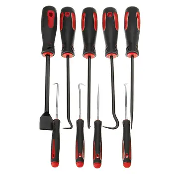 

9Pcs Scraper Pick Hook Tool Set O Ring Gasket Puller Seal Remover Car Auto Repair Tool Chrome Vanadium Steel