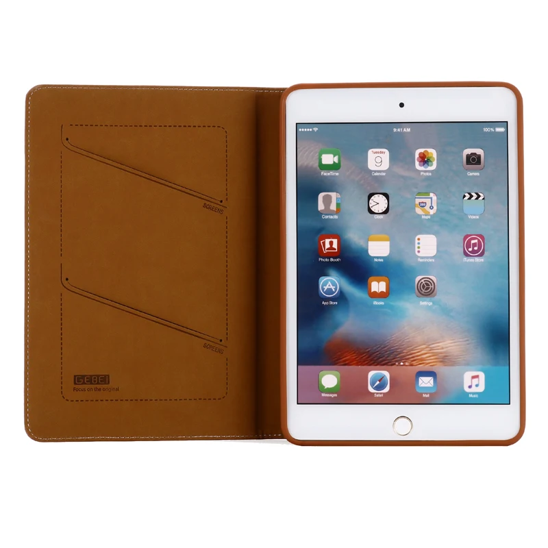 Высококачественный ретро Чехол книжка из ТПУ кожаный чехол для iPad mini4/mini5